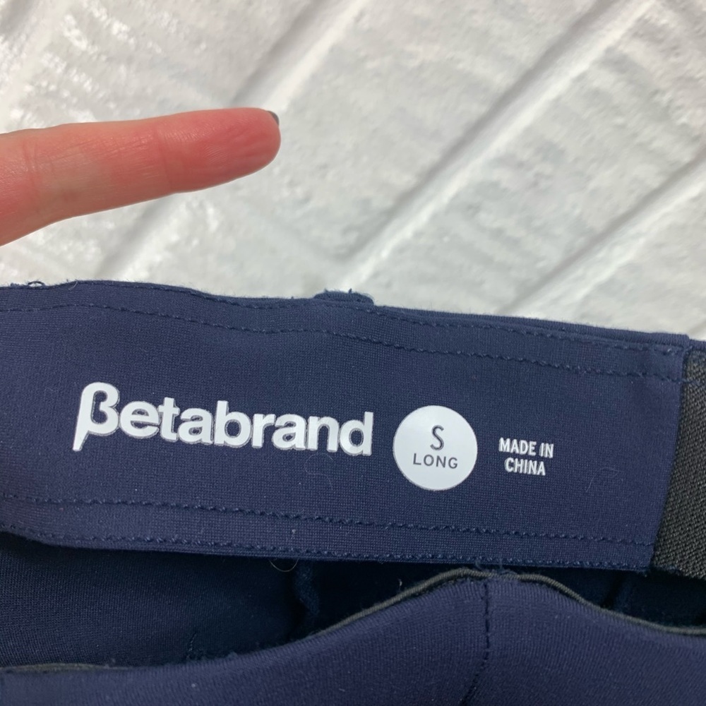 Betabrand Six Button Straight Dress Pant S Long - Picture 6 of 7